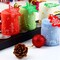 3D Cylinder Christmas Candle Molds,Silicone Soap Mold(Random Mold Color)